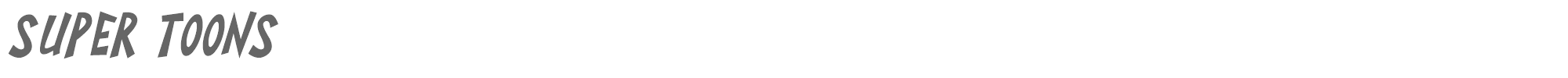 Super Toons Super Toons Italic.ttf font preview